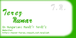 terez munar business card